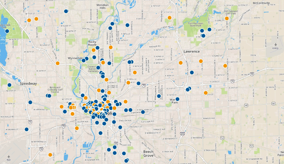 IUPUI map